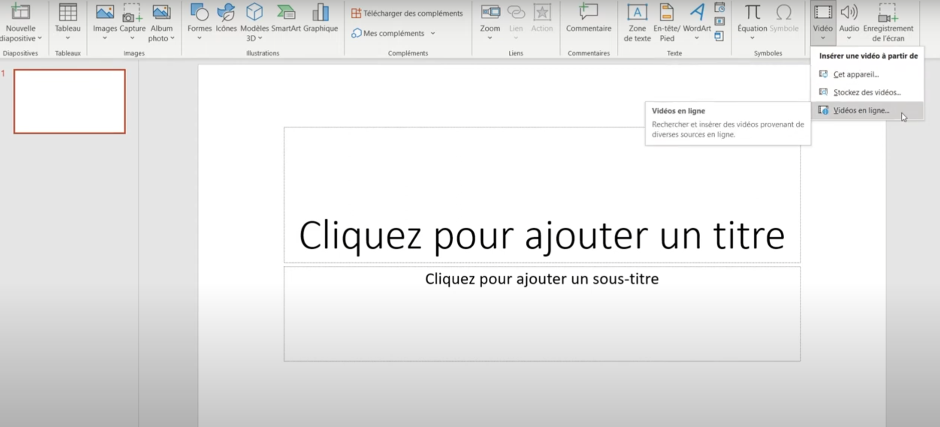 Les étapes pour insérer une vidéo dans PowerPoint